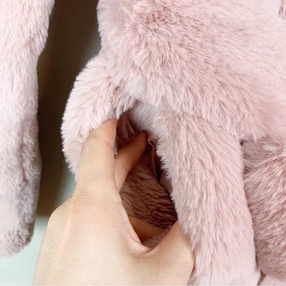 STAND STUDIO Fausta Jacket Faux Fur Colorblock Double Breasted Waist Tie M - Picture 8 of 16